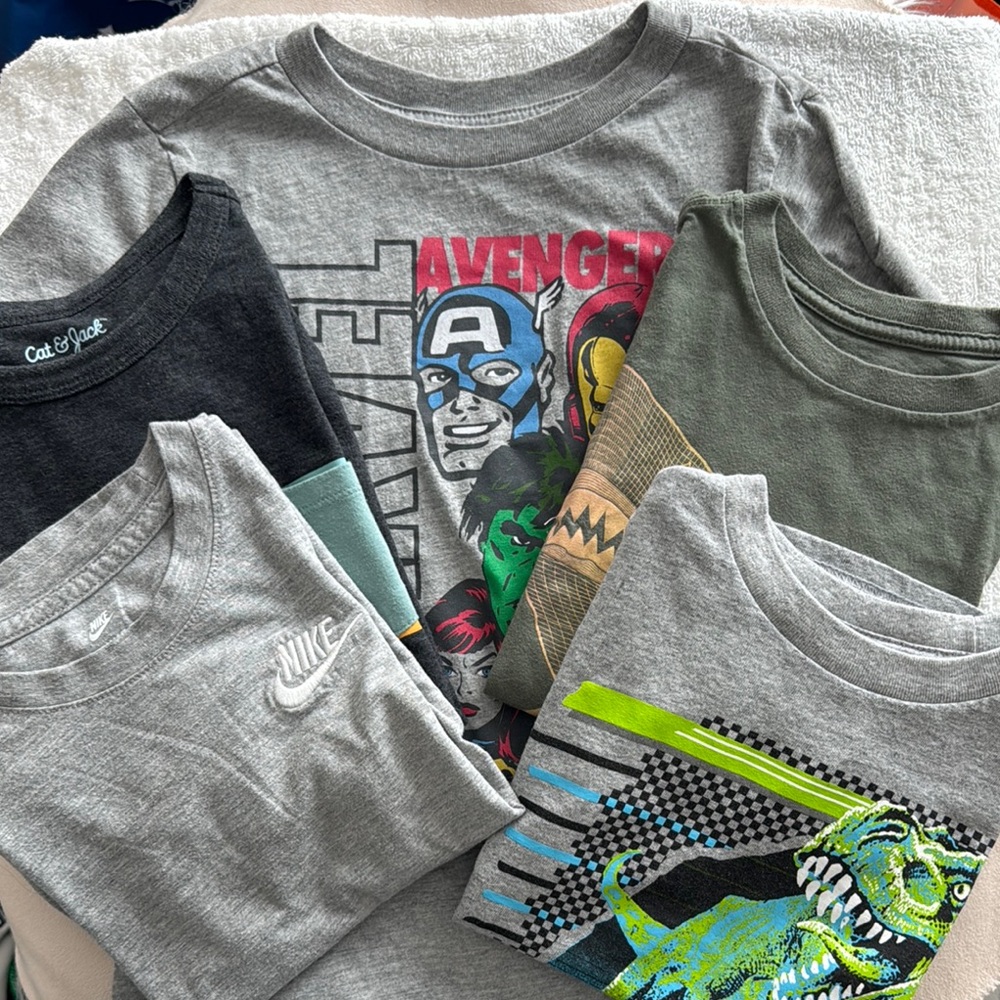 Nike and Cat & Jack Graphic T-Shirts Bundle